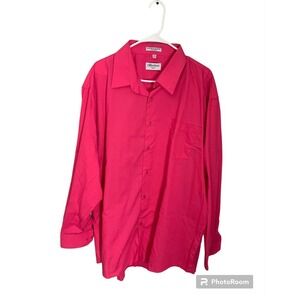 Pink Berlioni Button Down Dressy Shirt Size 3XL #1107